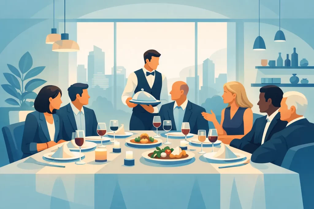 Private Dining for Corporate Groups Done Well